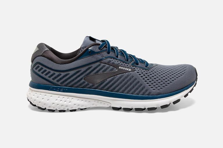 Brooks Mens Ghost 12 Road Running Shoes - Blue (716480-XIA)